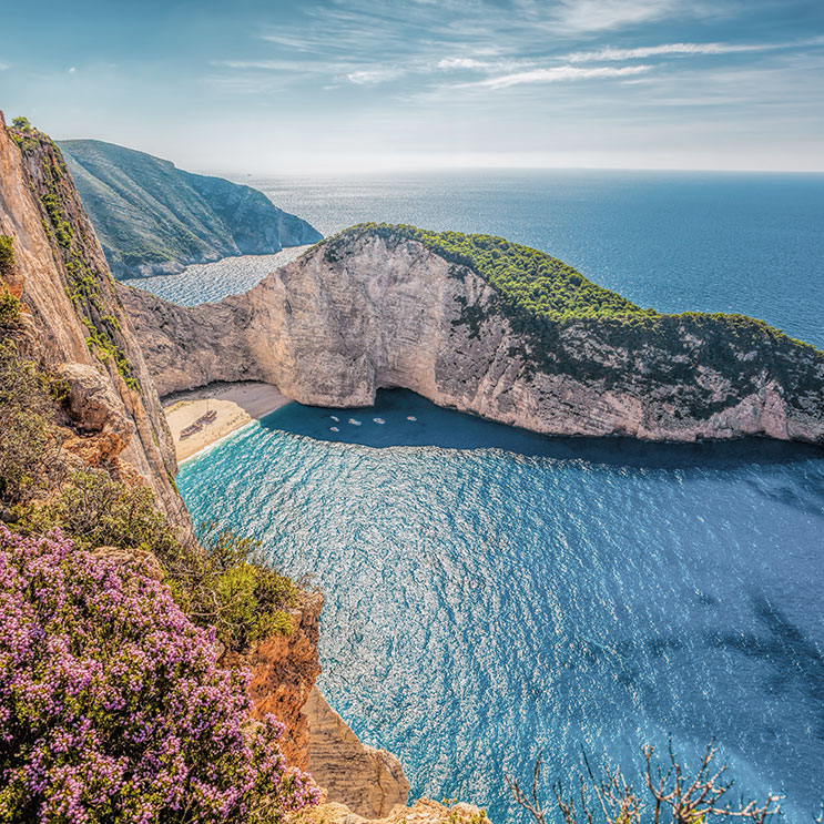 traumhafte Landschaften auf den griechischen Inseln.